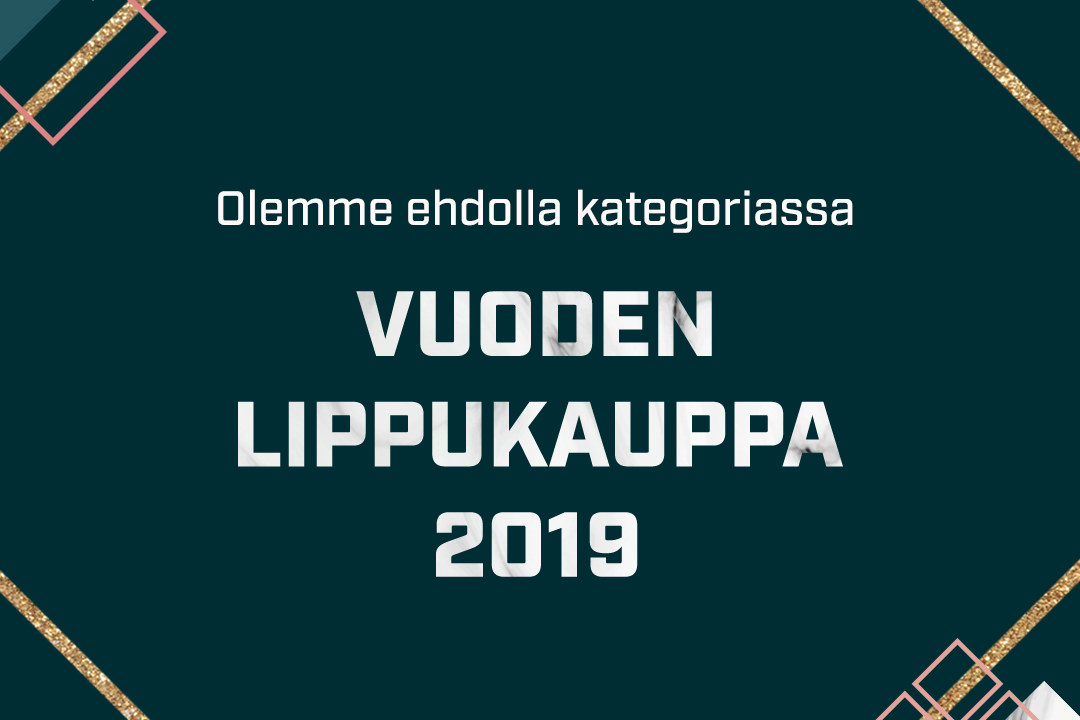 Ticketmaster ehdolla Vuoden Lippukaupaksi 2019