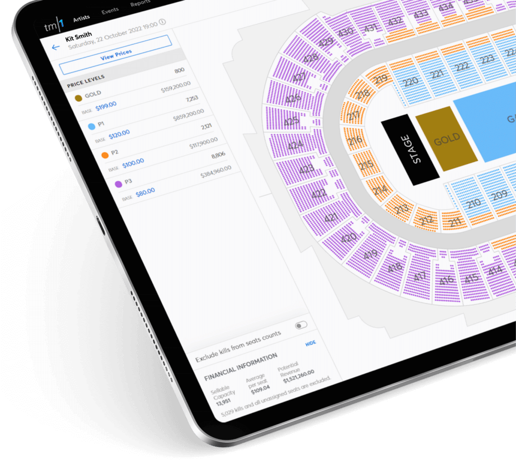 Tapahtuman luonti - screenshot iPadilla TM1-työkalussa pohjakartan muokkauksesta