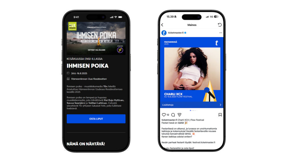 Kirje ja Meta-mainos